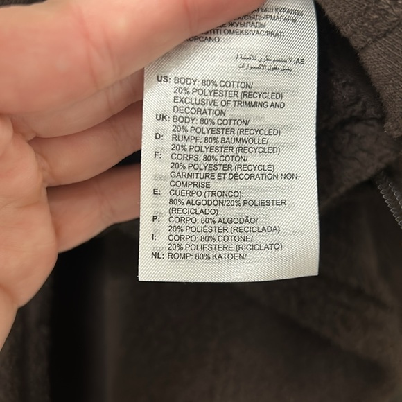 ✨ ADIDAS ✨ Sherpa Teddy Set Cropped Zip Hoodie And Joggers Tracksuit Medium RARE - Picture 14 of 17